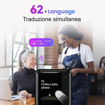 Ikko Active Buds TWS AI Smart Wireless Headphones: Headphones with Noise Cancellation, Bluetooth Connection, Instant Translator Function, 4G Dual Sim, WiFi, Up to 30 Hours of Battery Life, ChatGPT