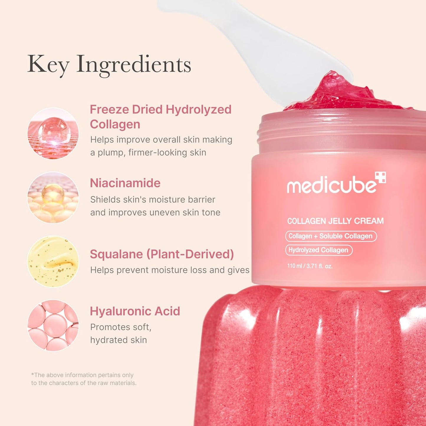 medicube Routine Glass Skin: Collagen Wrapping Night Mask 75 ml and Plumping Collagen Jelly Cream 110 ml