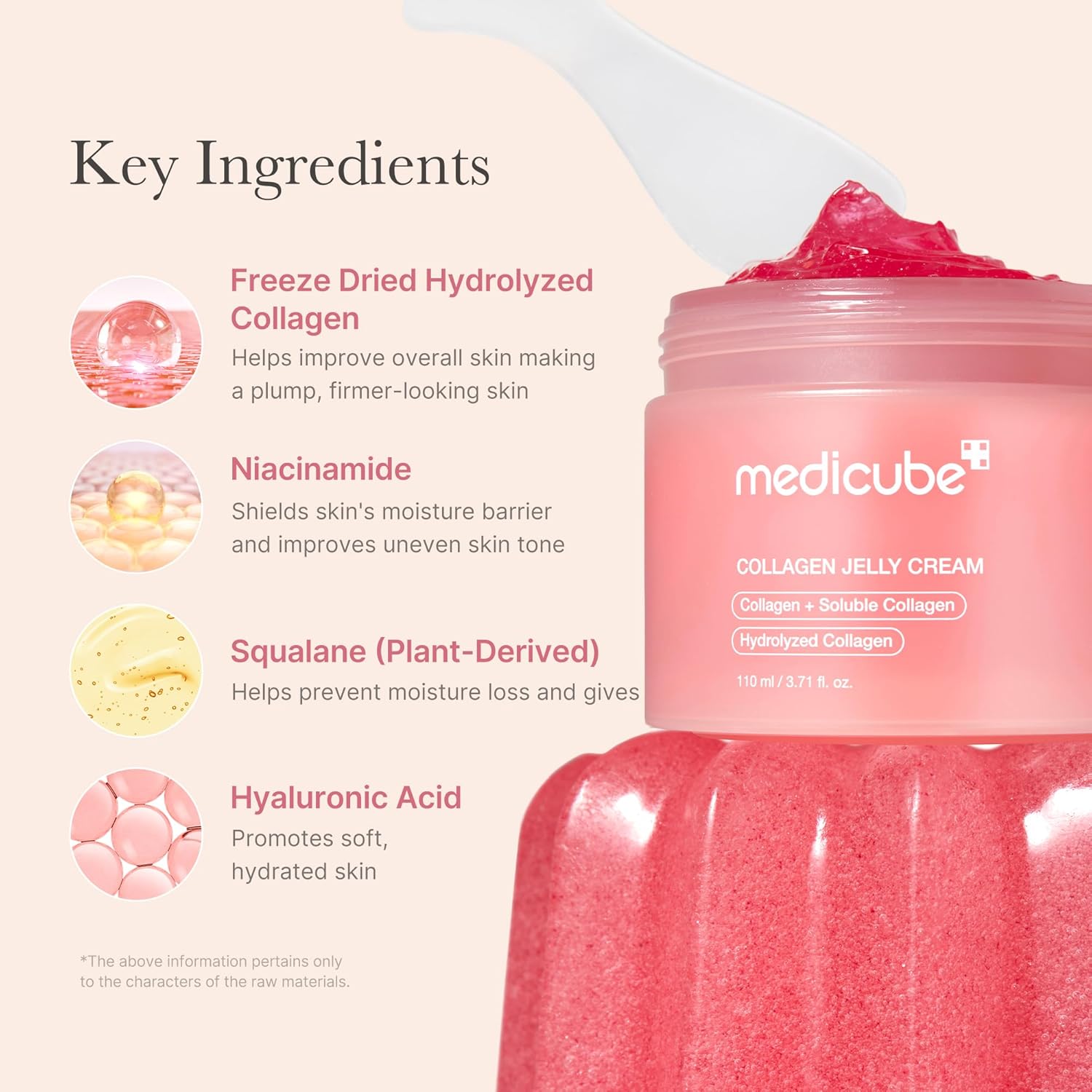 medicube Routine Glass Skin: Collagen Wrapping Night Mask 75 ml and Plumping Collagen Jelly Cream 110 ml