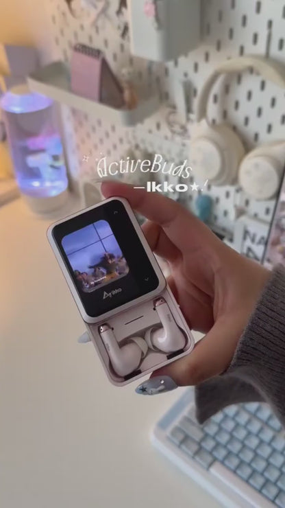 Ikko Active Buds TWS AI Smart Wireless Headphones: Headphones with Noise Cancellation, Bluetooth Connection, Instant Translator Function, 4G Dual Sim, WiFi, Up to 30 Hours of Battery Life, ChatGPT